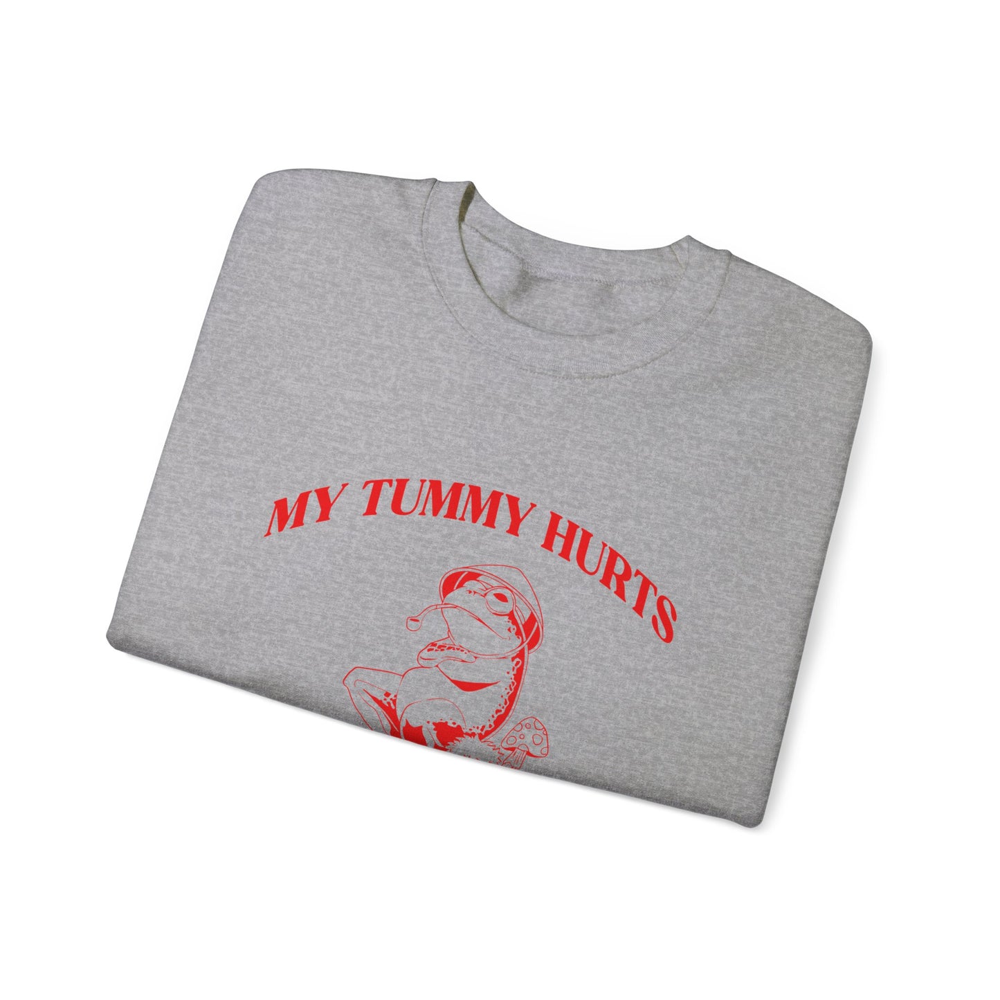 My Tummy Hurts But Im Really Being Brave About It Sweatshirt, Funny Bravery Sweatshirt, Chronic Illness Sweatshirt, Frog Sweatshirt, T1583