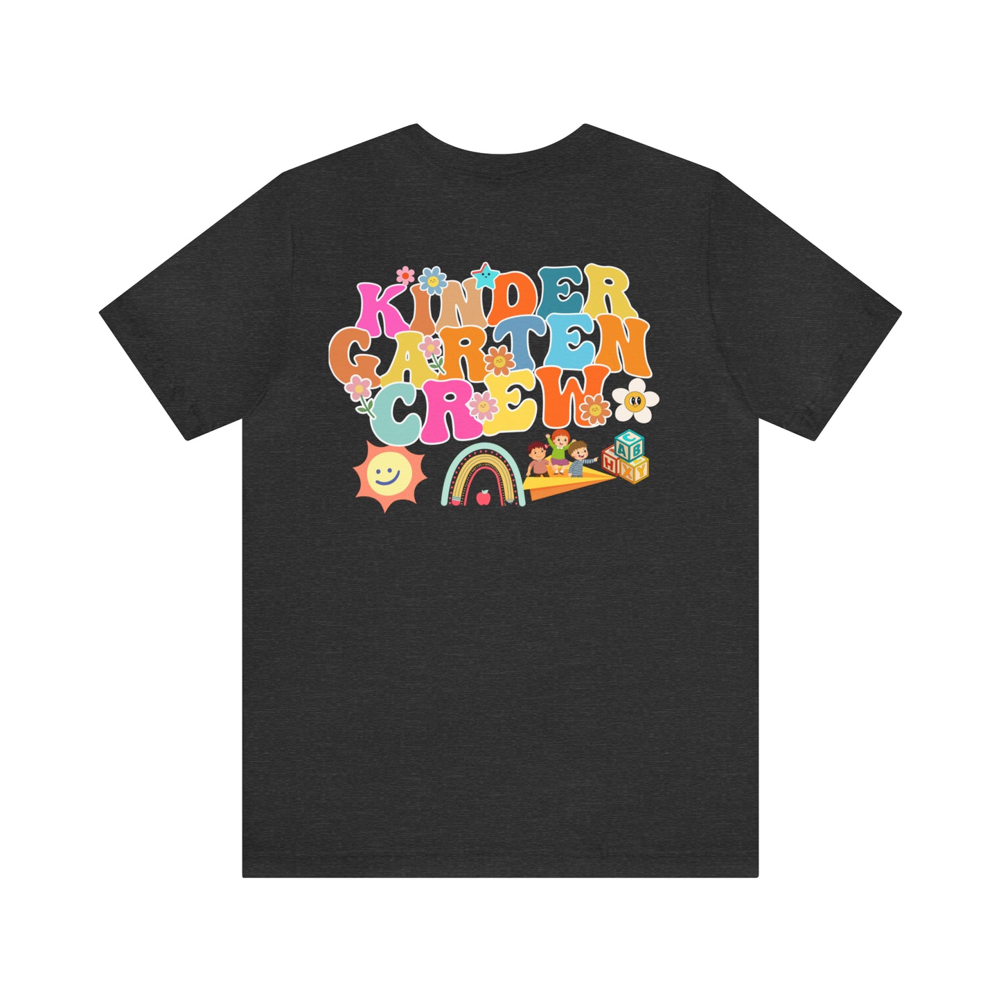 Custom Kindergarten Teacher Shirt, Cute Kindergarten Crew Shirt, Retro Teacher Shirt, Custom Teacher Appreciation Gift, T619