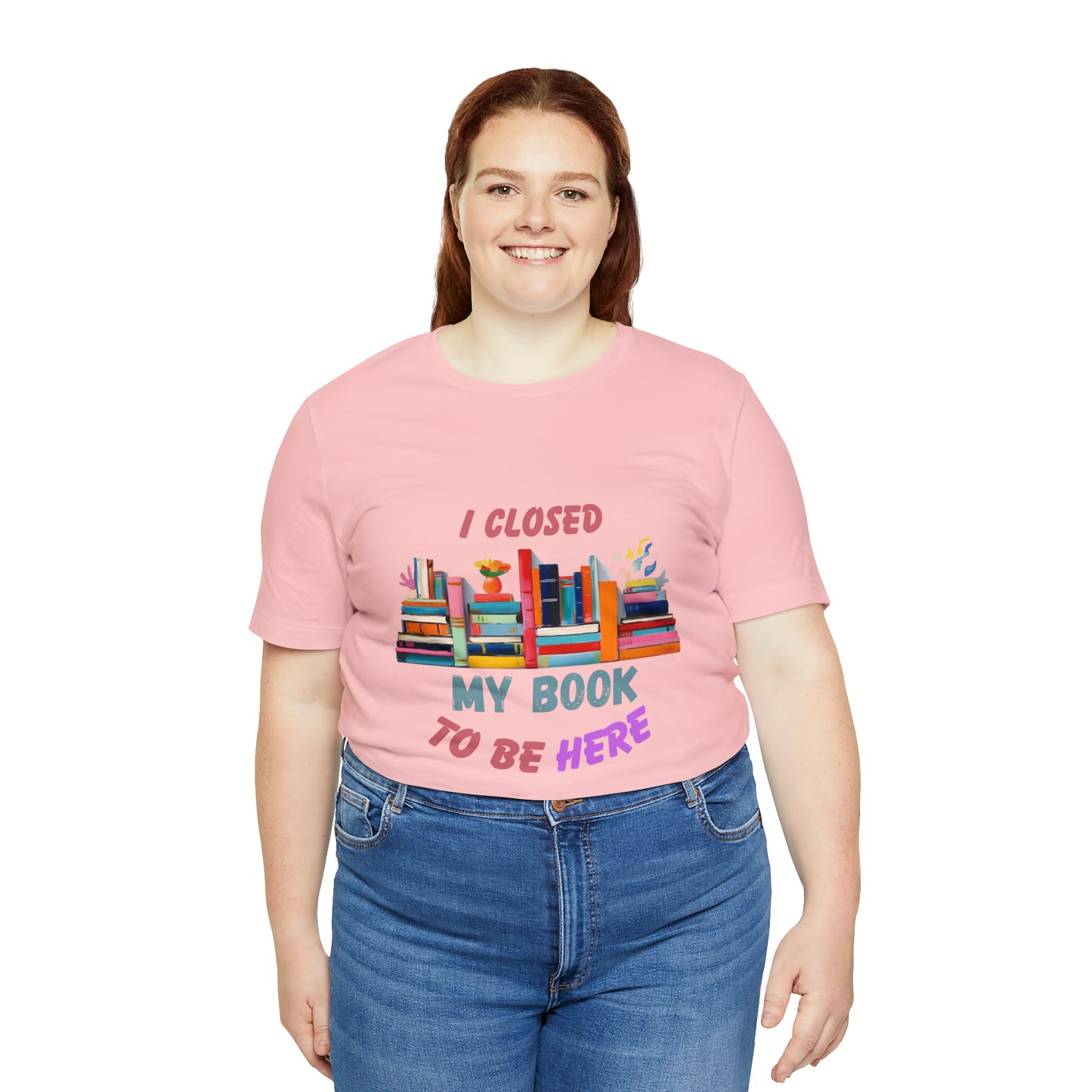 I closed my book to be here shirt, books and coffee shirt, T156