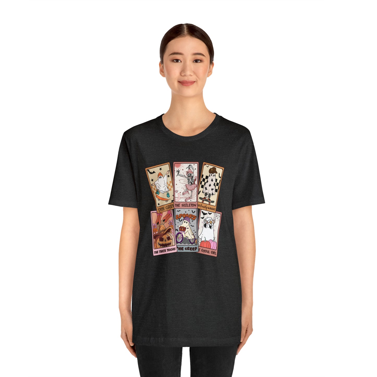 The Tarot Card Shirt, Skeleton Tarot Card Shirt, Tarot Card Lover Shirt, Skull Tarot Card Tee, Retro Halloween shirt, T612