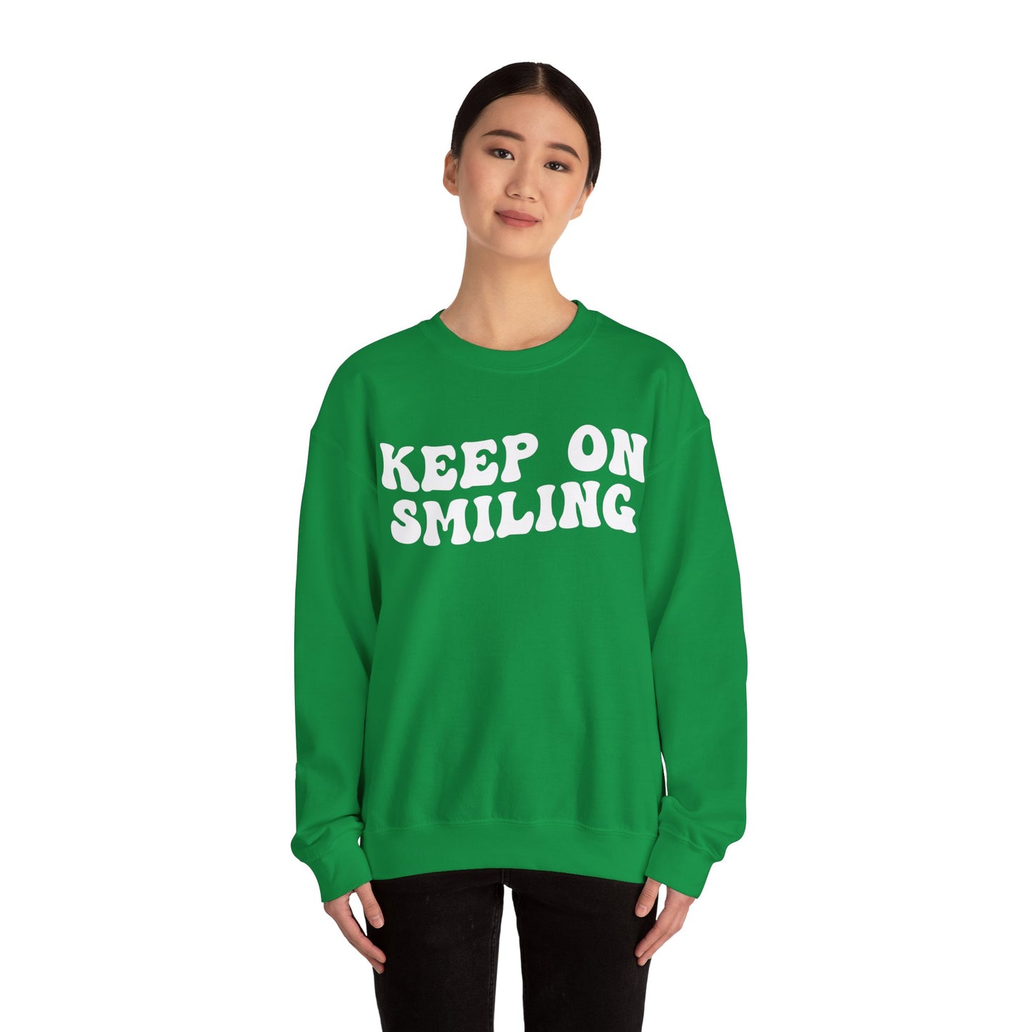 Keep On Smiling Sweatshirt, Encouragement Sweatshirt, Christian Mom Sweatshirt, Positivity Sweatshirt, Be Kind Sweatshirt, S1293