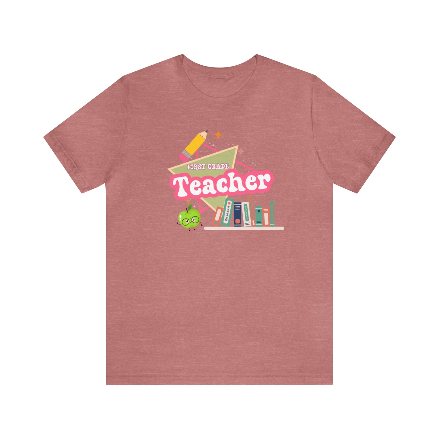 First grade teacher shirt, 1st grade shirt, 90s shirt, 90s teacher shirt, colorful school shirt, colorful teacher shirt, T542
