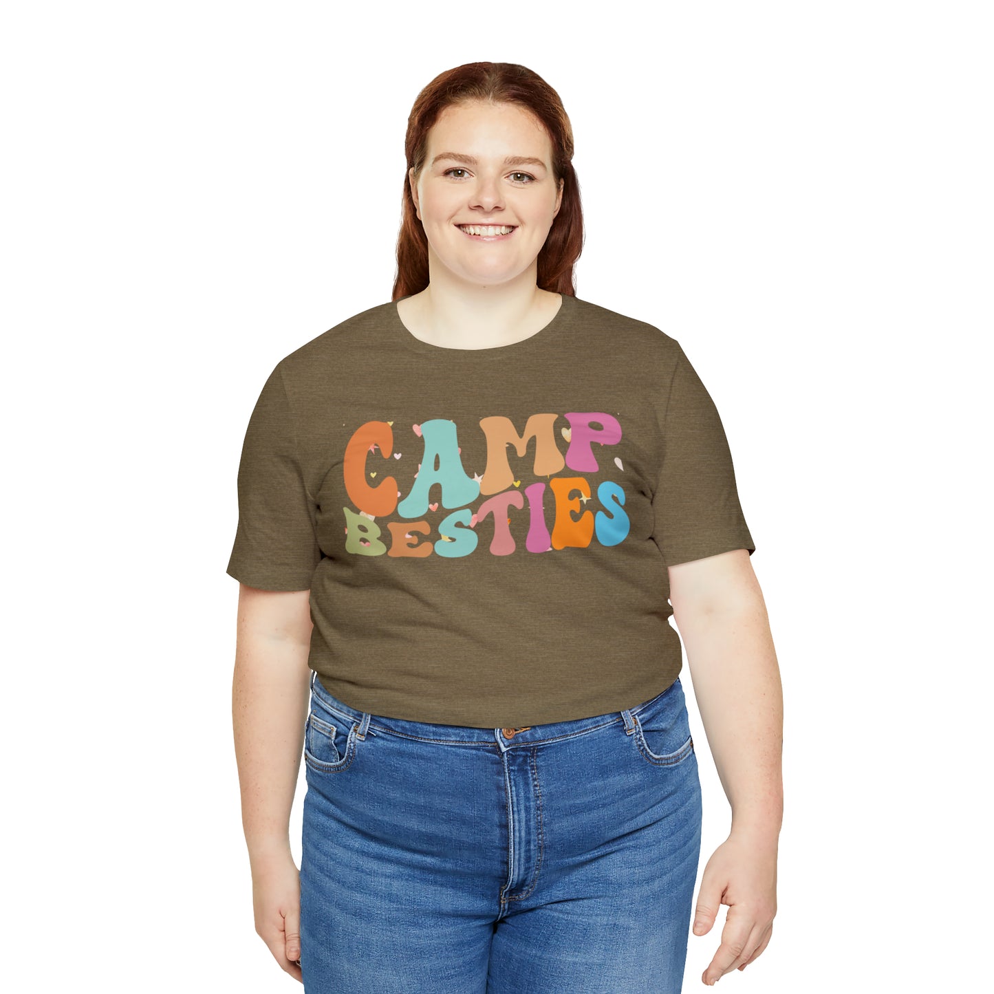 Best Friend Shirt, Gift for Best Friend, Camp Besties Shirt, BFF Shirt, Matching Besties Shirt, Retro Friend Shirt, T482