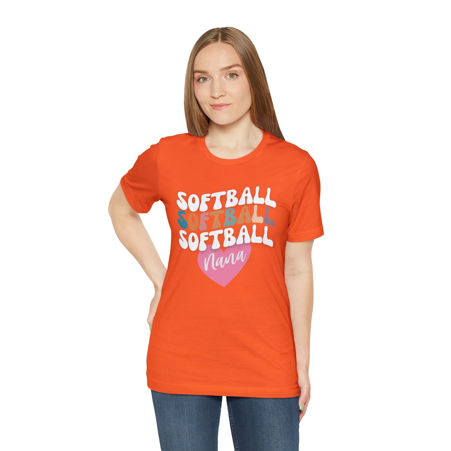 Softball Nana Shirt, Cute Softball Shirt for Grandma, Retro Softball Nana Shirt, Shirt for Nana, T330