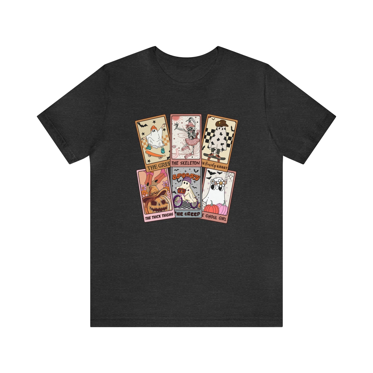 The Tarot Card Shirt, Skeleton Tarot Card Shirt, Tarot Card Lover Shirt, Skull Tarot Card Tee, Retro Halloween shirt, T612