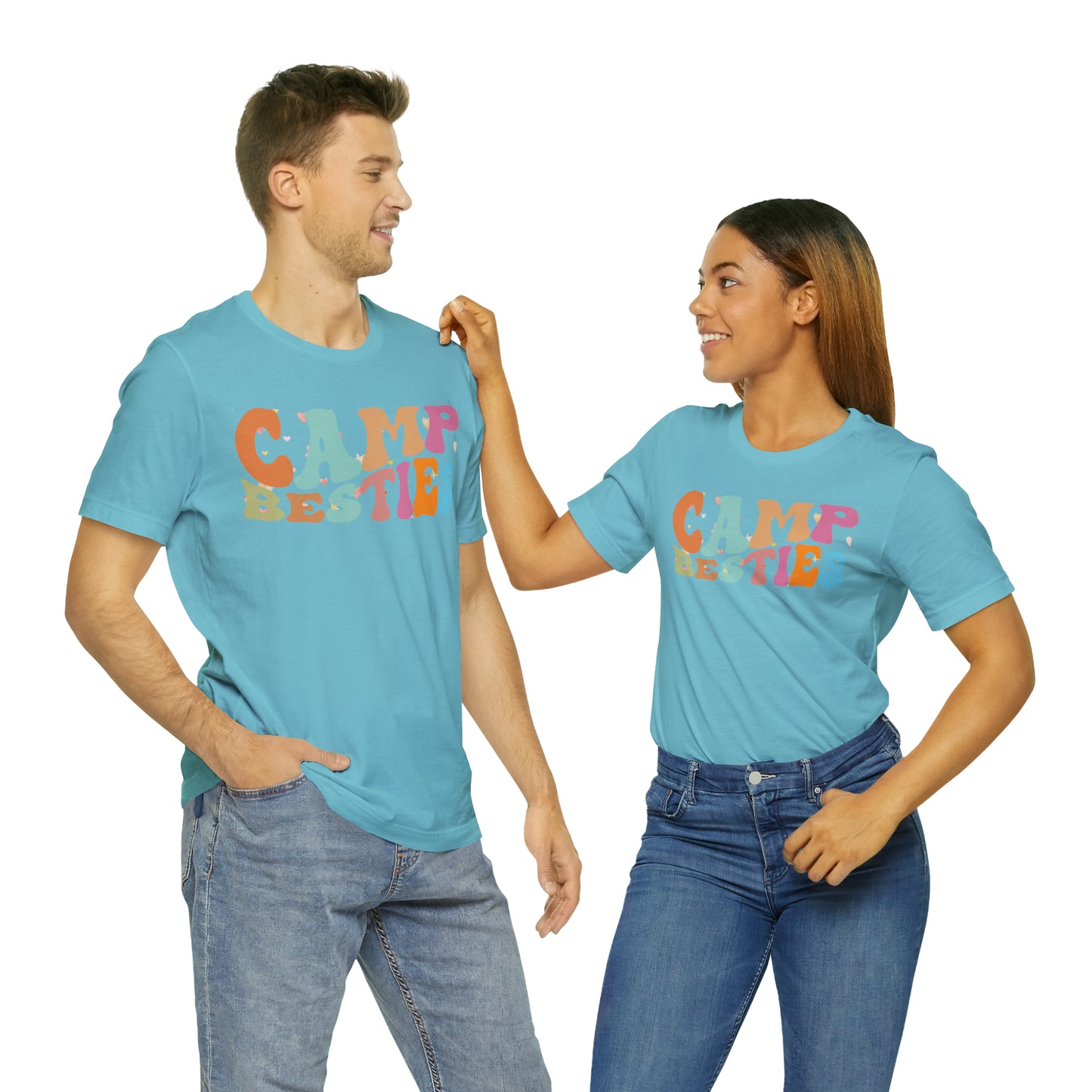 Best Friend Shirt, Gift for Best Friend, Camp Besties Shirt, BFF Shirt, Matching Besties Shirt, Retro Friend Shirt, T482