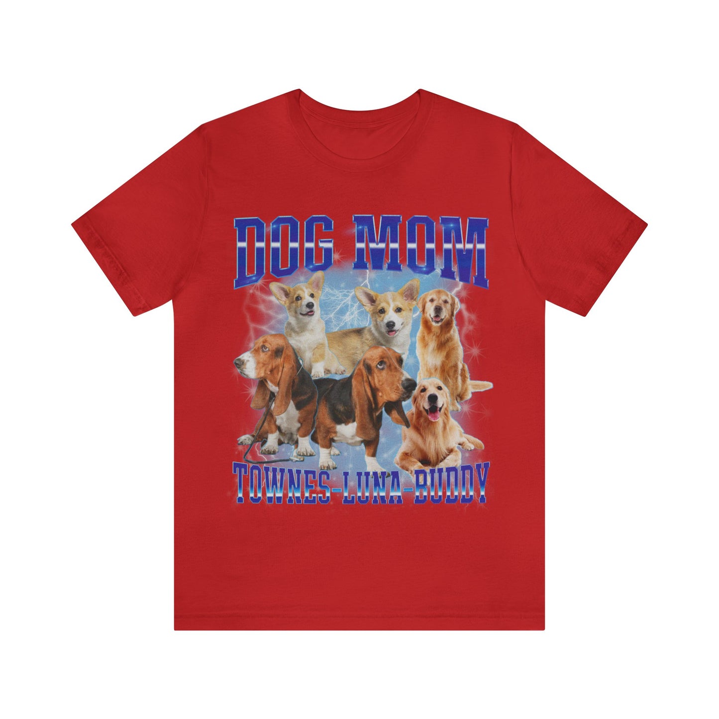 Custom Retro Dog Bootleg Shirt, Dog Mom Shirt, Dog Bootleg Retro 90's Tee, Custom Pet Photo, Custom Pet Portrait, Pet Lovers Gift, T1428