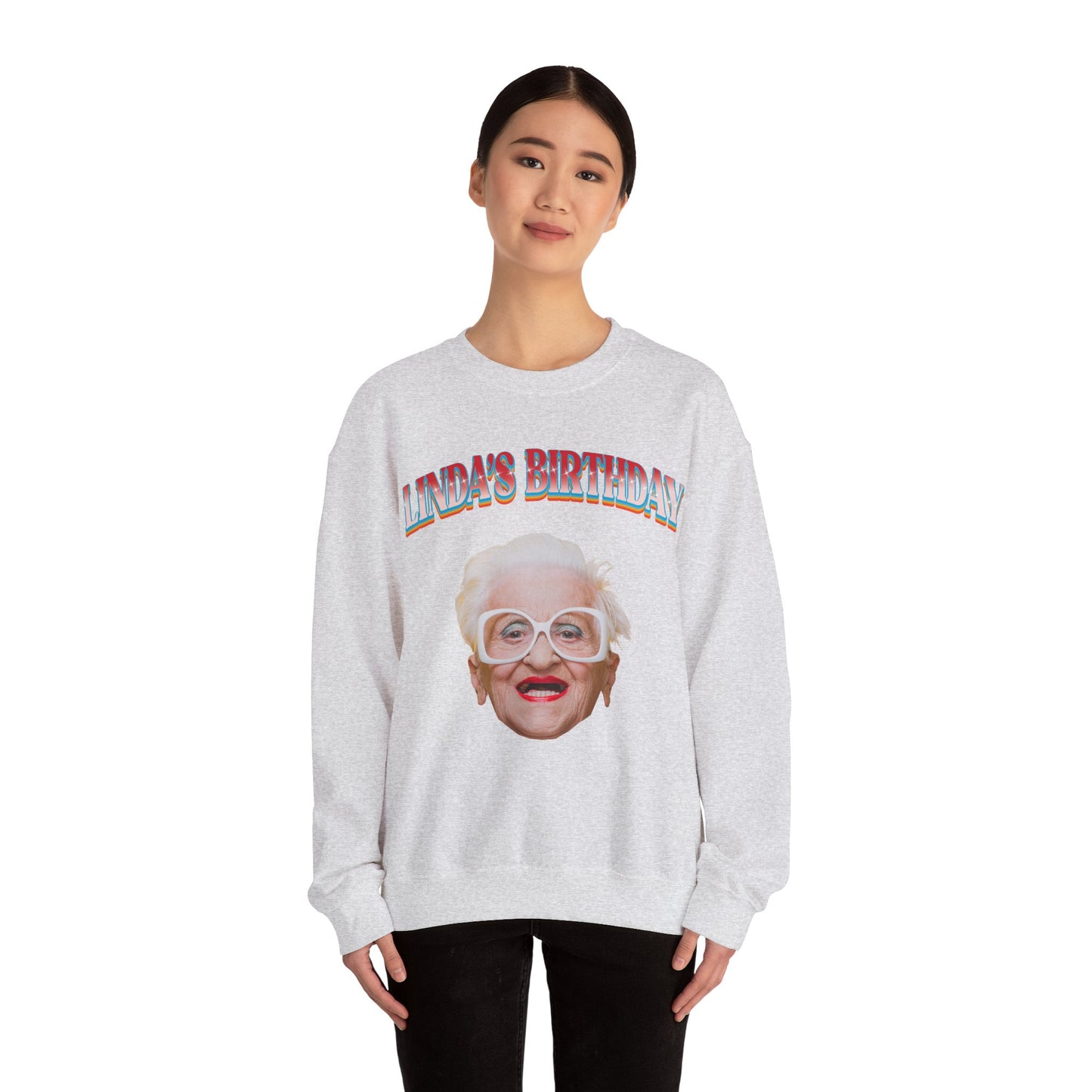 Custom Face Birthday Sweatshirts, Funny Birthday Matching Sweatshirts, Birthday Photo Sweatshirts, Birthday Party Group Sweatshirts, S1650