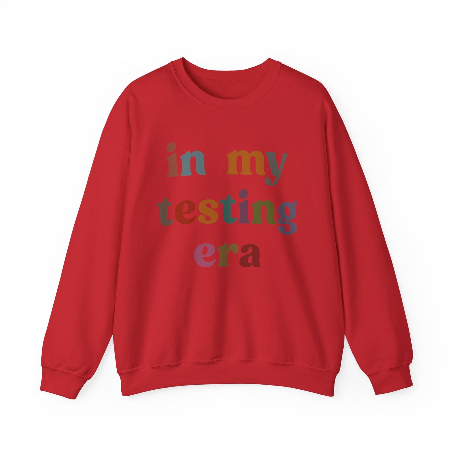 In My Testing Era Sweatshirt, Exam Day Sweatshirt, Funny Teacher Sweatshirt, Teacher Appreciation Gift, Gift for Best Teachers, S1304
