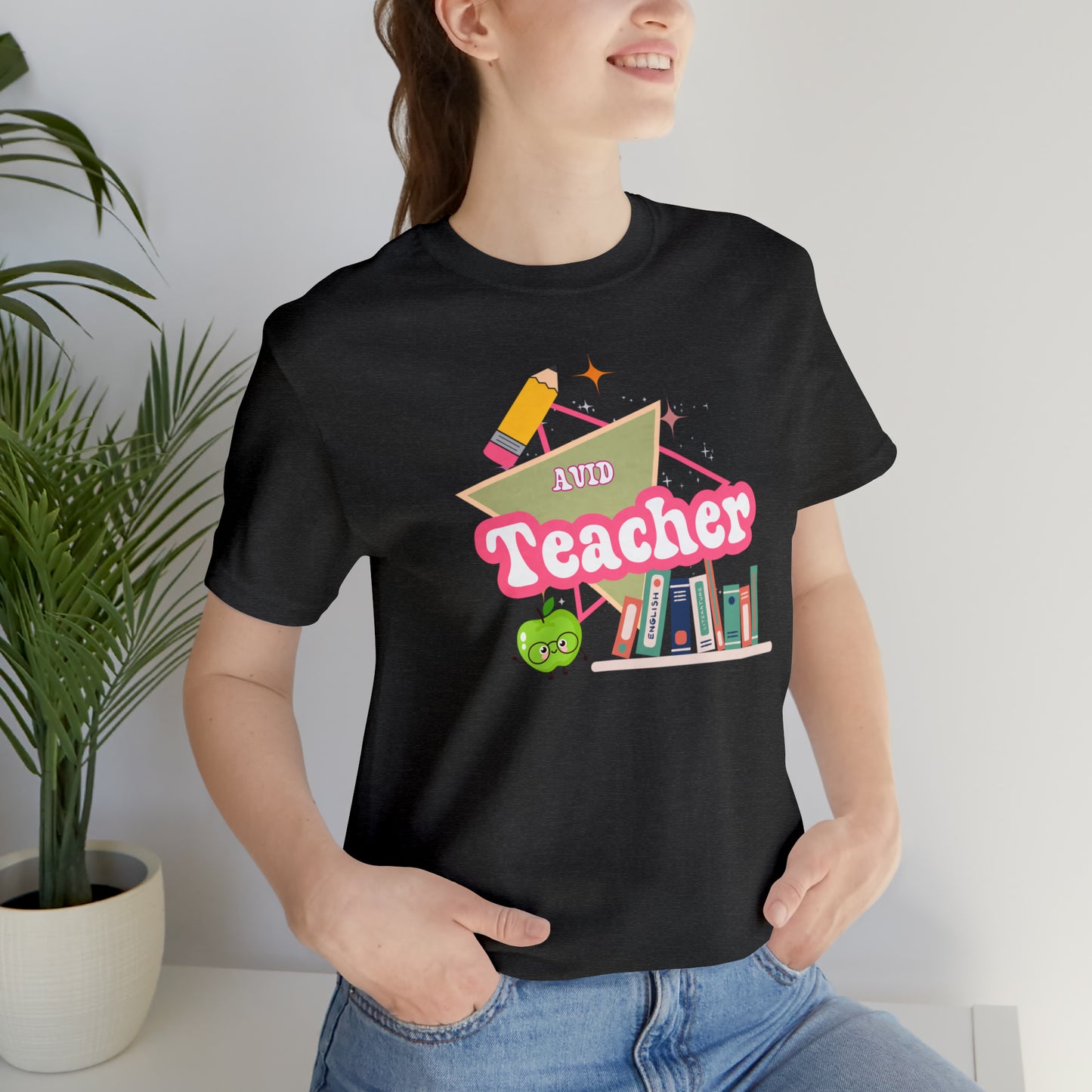AVID shirt, 90s shirt, 90s teacher shirt, colorful school secretary shirt, colorful school shirt, T545