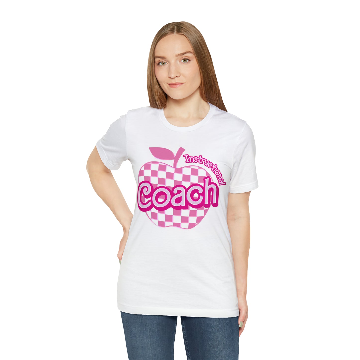 Instructional Coach shirt, Pink Sport Coach Shirt, Colorful Coaching shirt, 90s Cheer Coach shirt, Back To School Shirt, Teacher Gift, T819