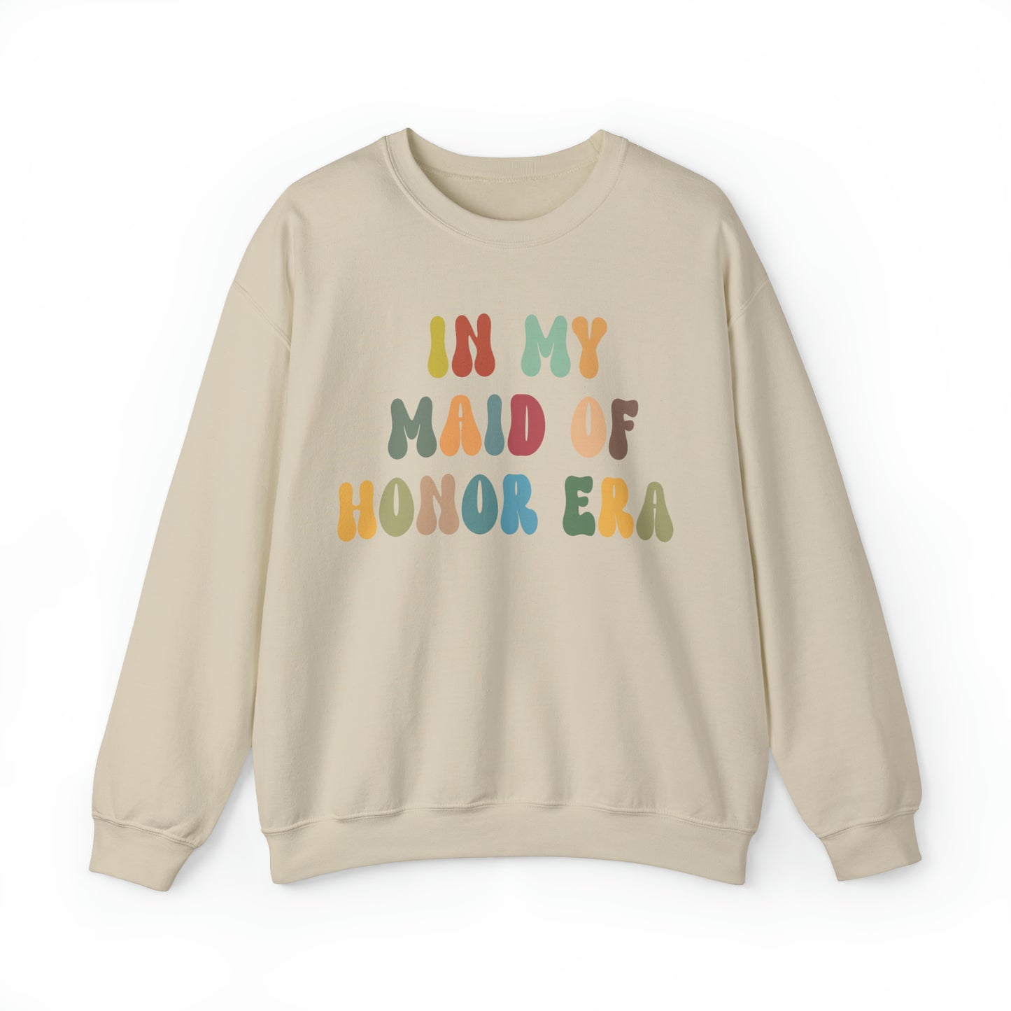 In My Maid Of Honor Era Sweatshirt, Sweatshirt For Bridal, Gift for Maid of Honor Sweatshirt, Bachelorette Sweatshirt, S1032