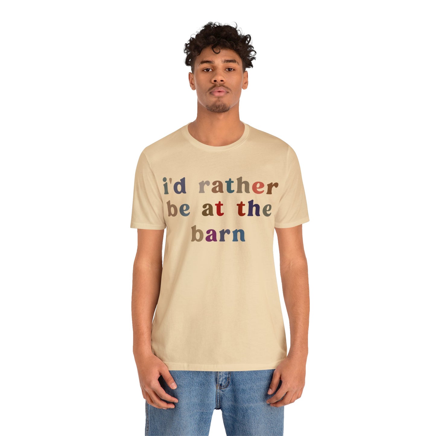I’d Rather Be On My Barn Shirt, Country Mom Shirt, Farm Life Shirt, Farm Worker Shirt, Shirt for Mom, Horse Lover Shirt, T1201
