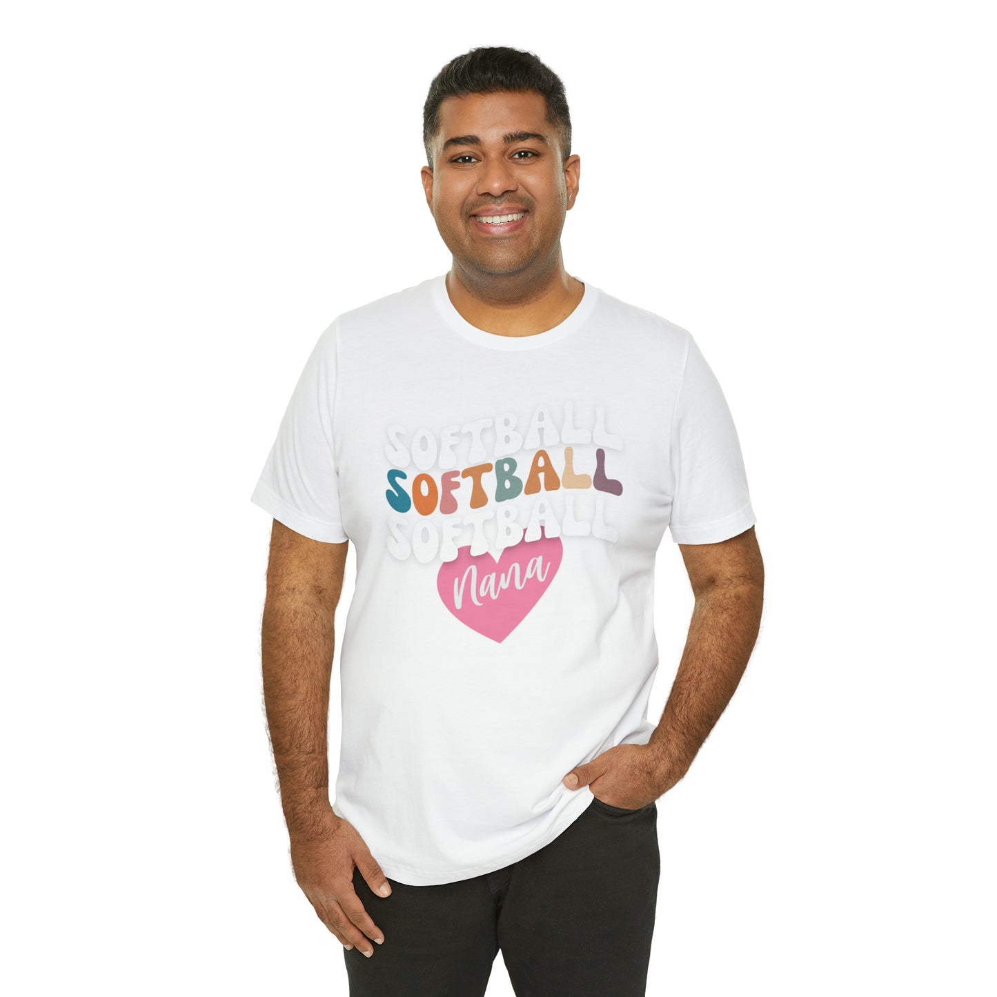 Softball Nana Shirt, Cute Softball Shirt for Grandma, Retro Softball Nana Shirt, Shirt for Nana, T330