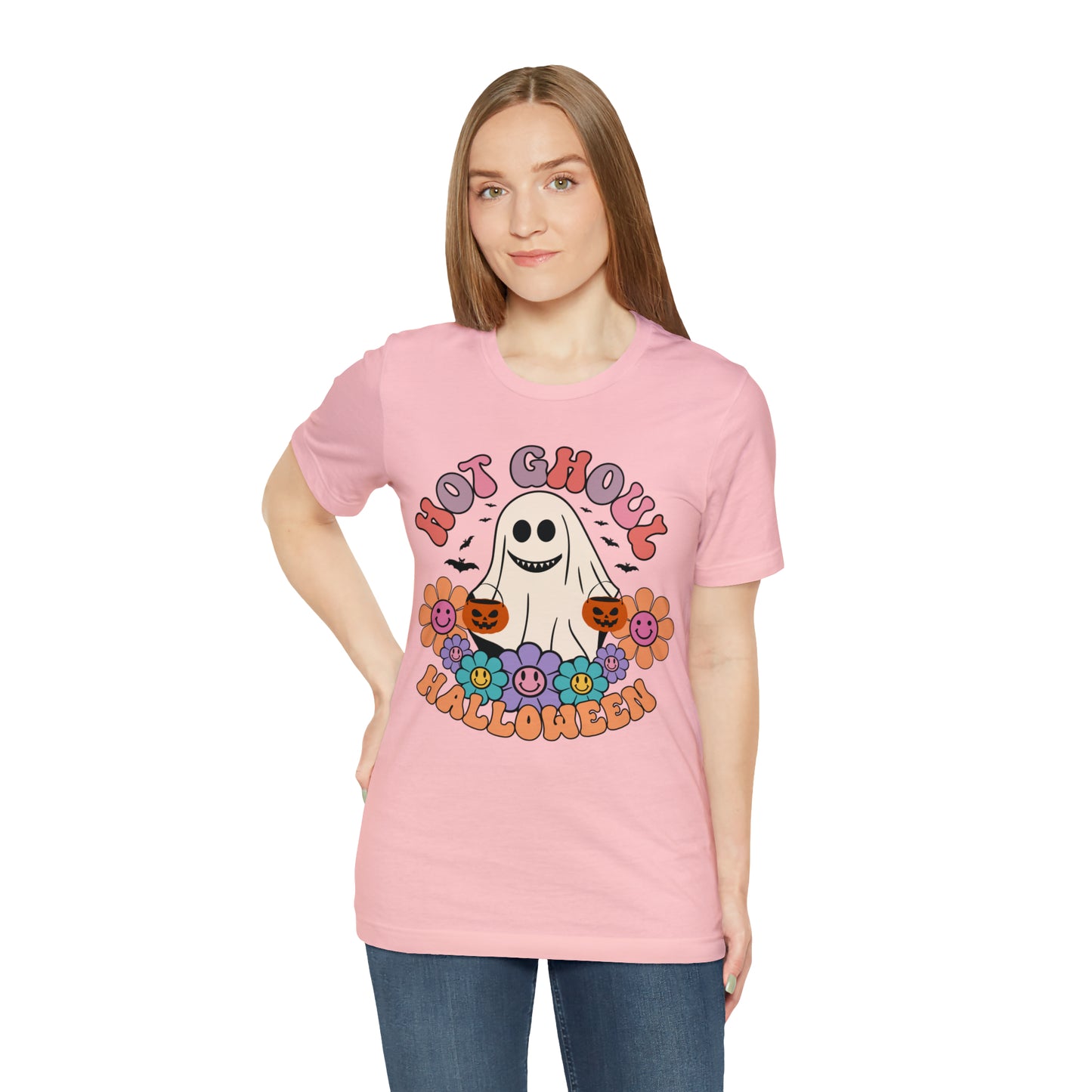 Lets Go Ghouls Shirt, Spooky Season Tee, Retro Halloween Cowgirl Shirt, Cowgirl Halloween Shirt, Vintage Ghost Shirt, T770