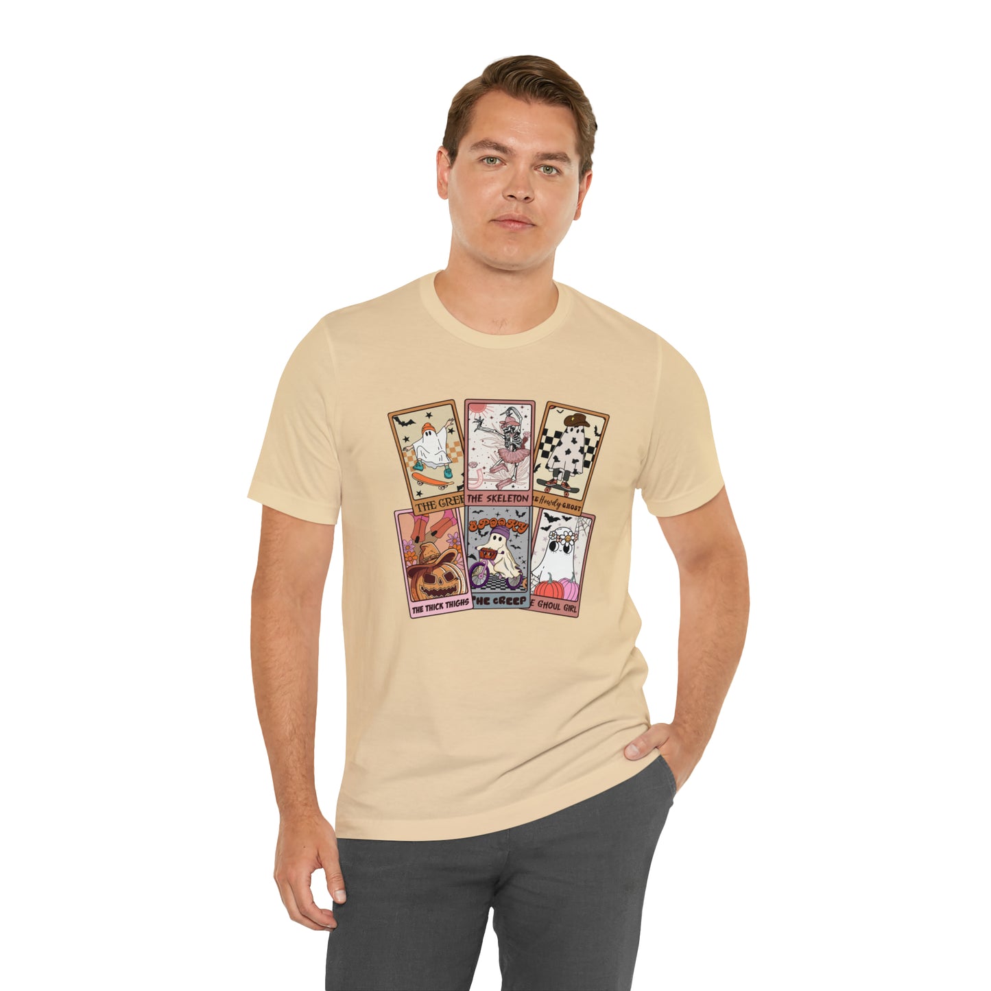 The Tarot Card Shirt, Skeleton Tarot Card Shirt, Tarot Card Lover Shirt, Skull Tarot Card Tee, Retro Halloween shirt, T612