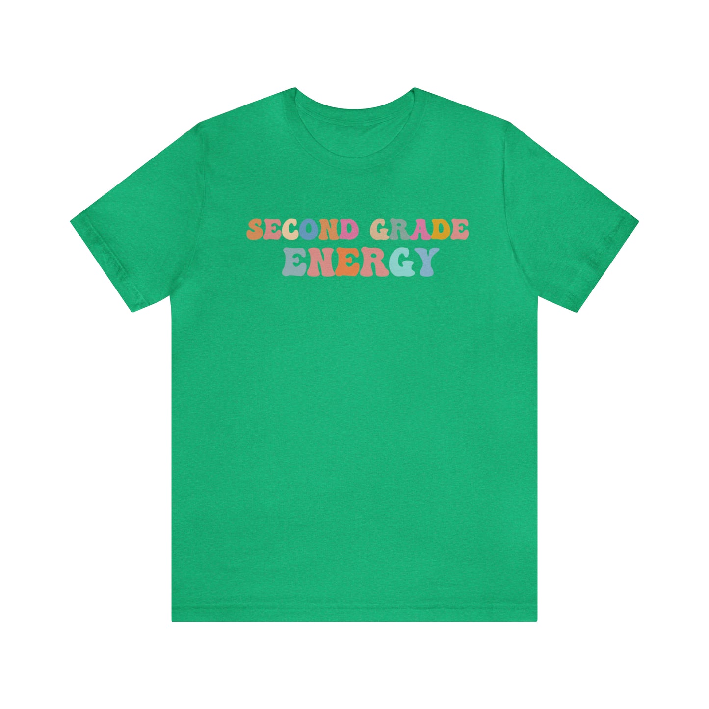 Cute Teacher Shirt, Second Grade Energy Shirt, Shirt for Second Grade, Teacher Appreciation Shirt, Best Teacher Shirt, T494