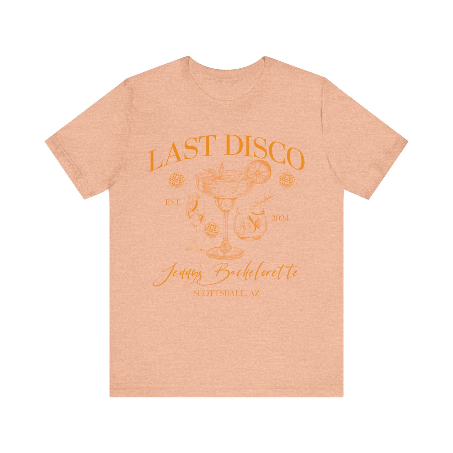 Last Disco Shirt, Disco Bride Dancing Queens Shirt, Custom Location Bridal Party Shirt, Bridal Shower, Disco Bach Bride To Be Gifts, 1 T1565
