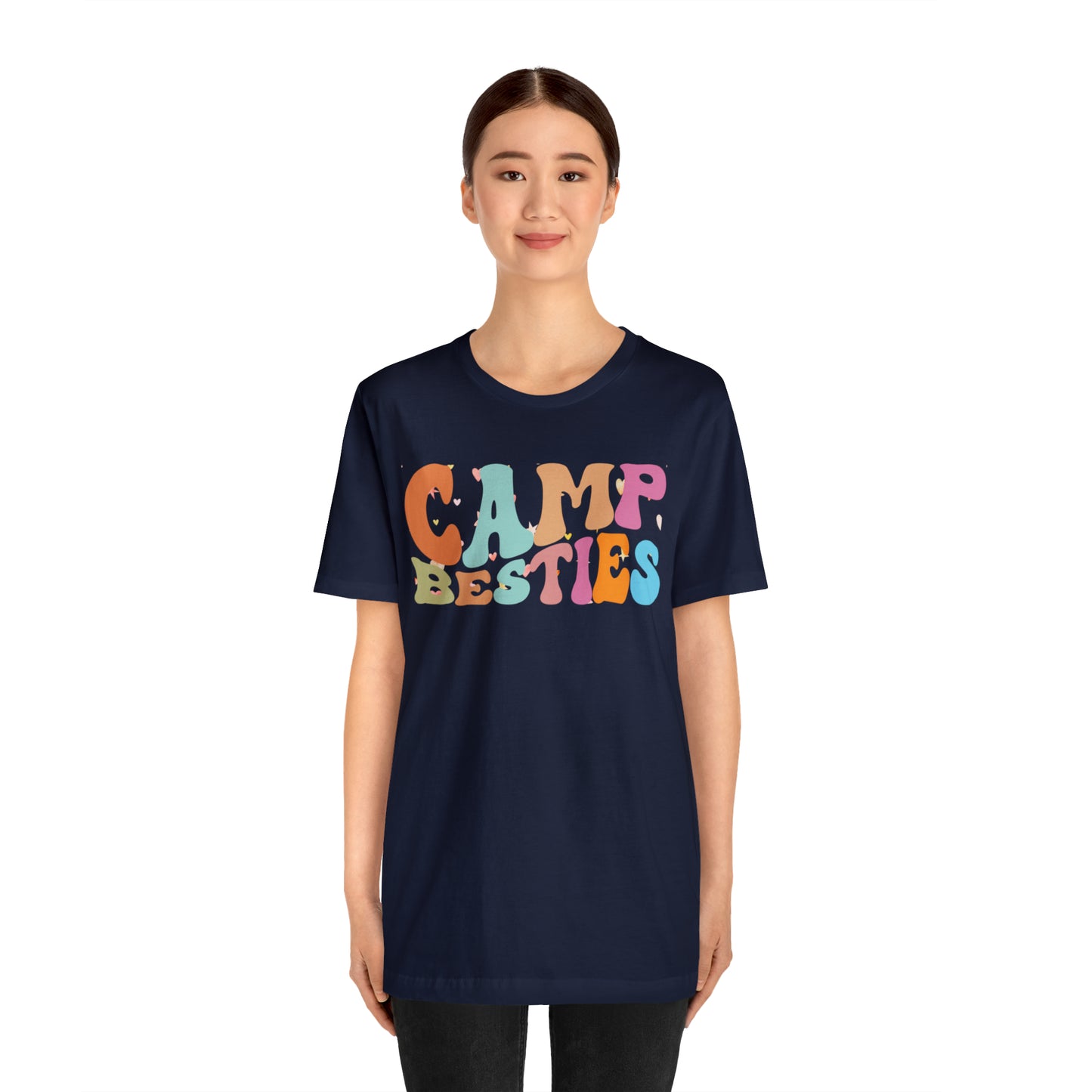 Best Friend Shirt, Gift for Best Friend, Camp Besties Shirt, BFF Shirt, Matching Besties Shirt, Retro Friend Shirt, T482