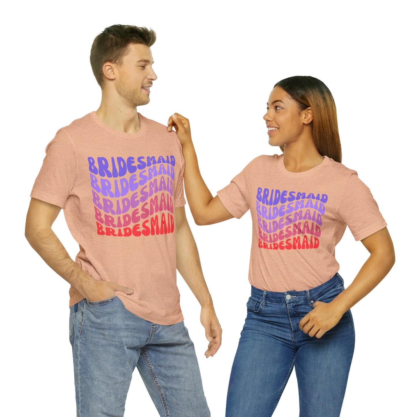 Retro Bridesmaid TShirt, Bridesmaid Shirt for Women, T287