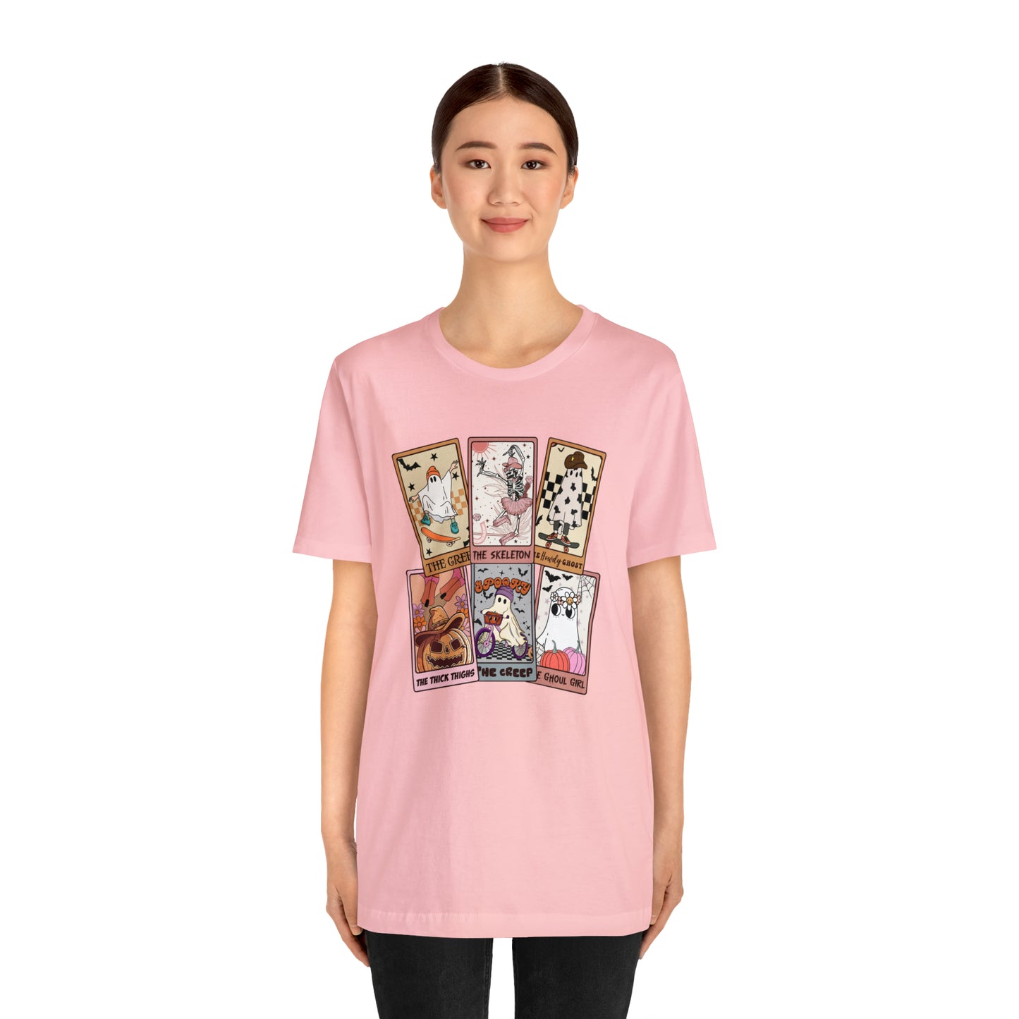 The Tarot Card Shirt, Skeleton Tarot Card Shirt, Tarot Card Lover Shirt, Skull Tarot Card Tee, Retro Halloween shirt, T612