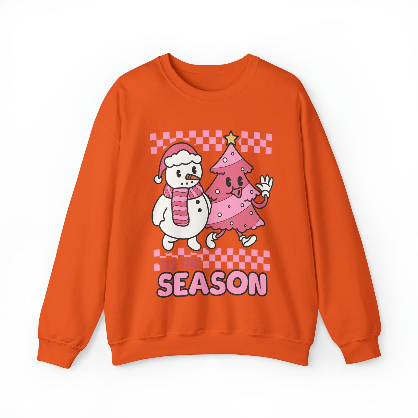 Christmas Tis The Season Sweatshirt, Merry Christmas Shirt, Christmas Tree Cake Sweater, Women Christmas, Christmas Cake Sweatshirt, SW879