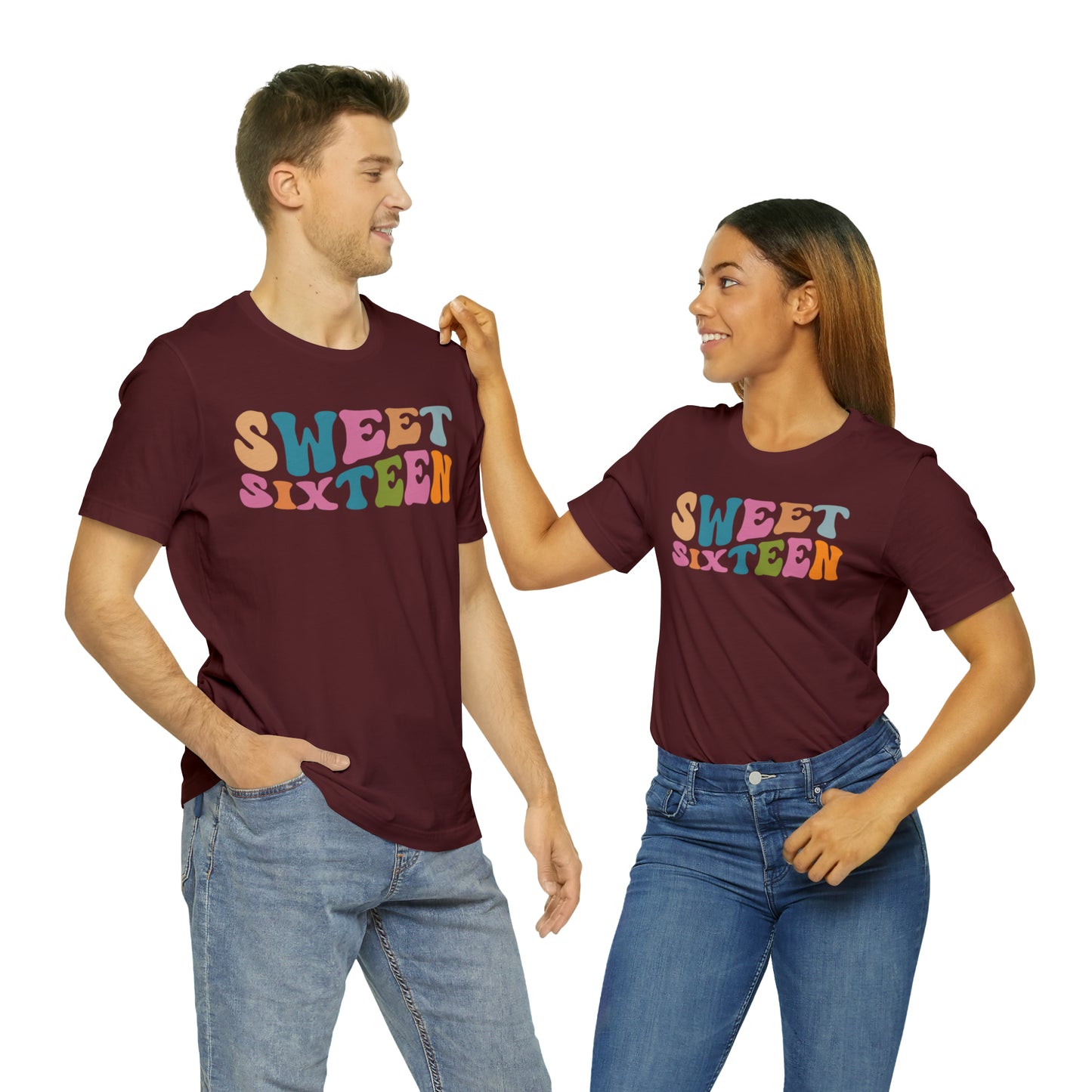 Sixteenth Birthday Gift, Sweet Sixteen Shirt for 16th Birthday Party, Cute Sweet 16 Gift for 16th Birthday TShirt for Daughter, T476