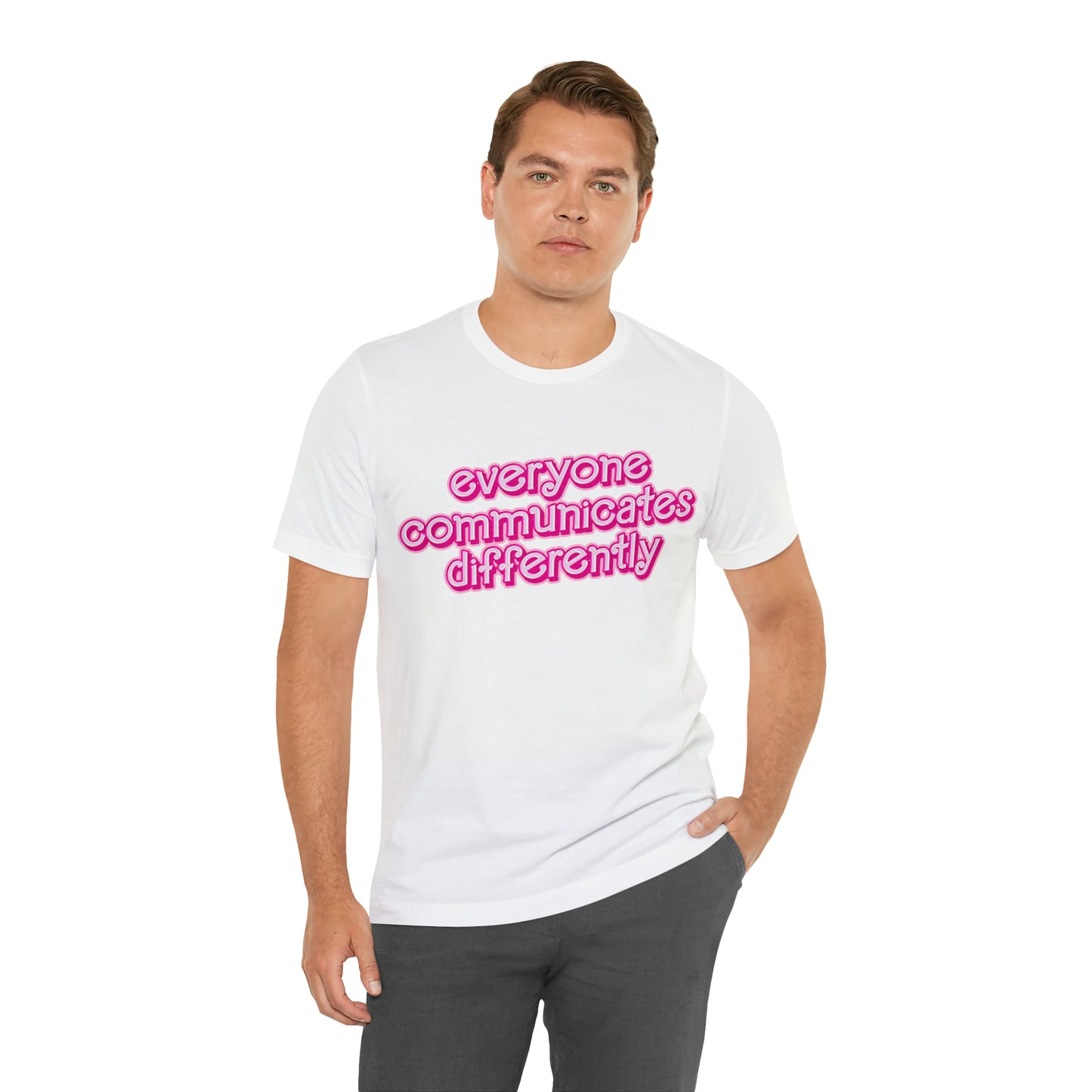 Everyone Communicates Differently Shirt, Special Education Teacher Shirt Inclusive Shirt, Autism Awareness Shirt, ADHD Shirt, T812