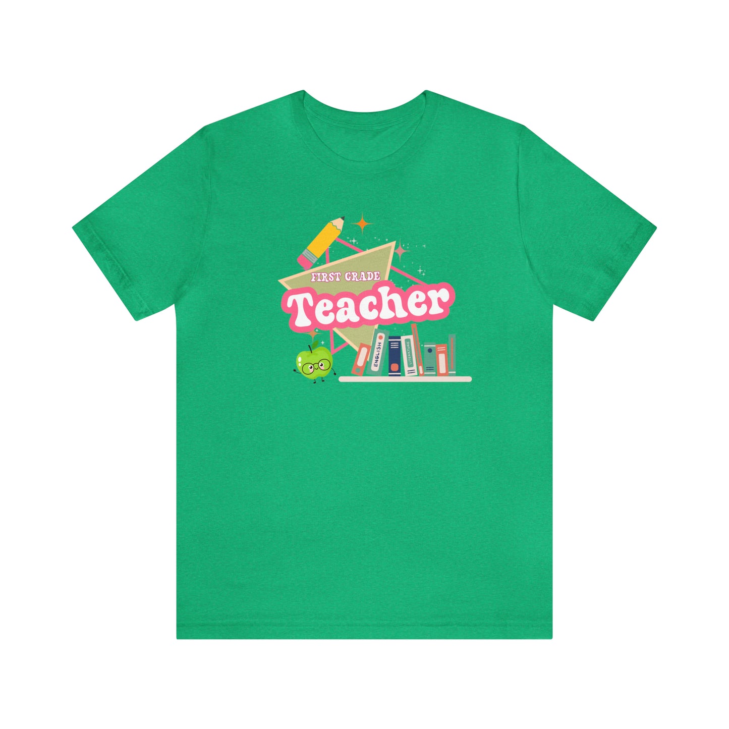 First grade teacher shirt, 1st grade shirt, 90s shirt, 90s teacher shirt, colorful school shirt, colorful teacher shirt, T542
