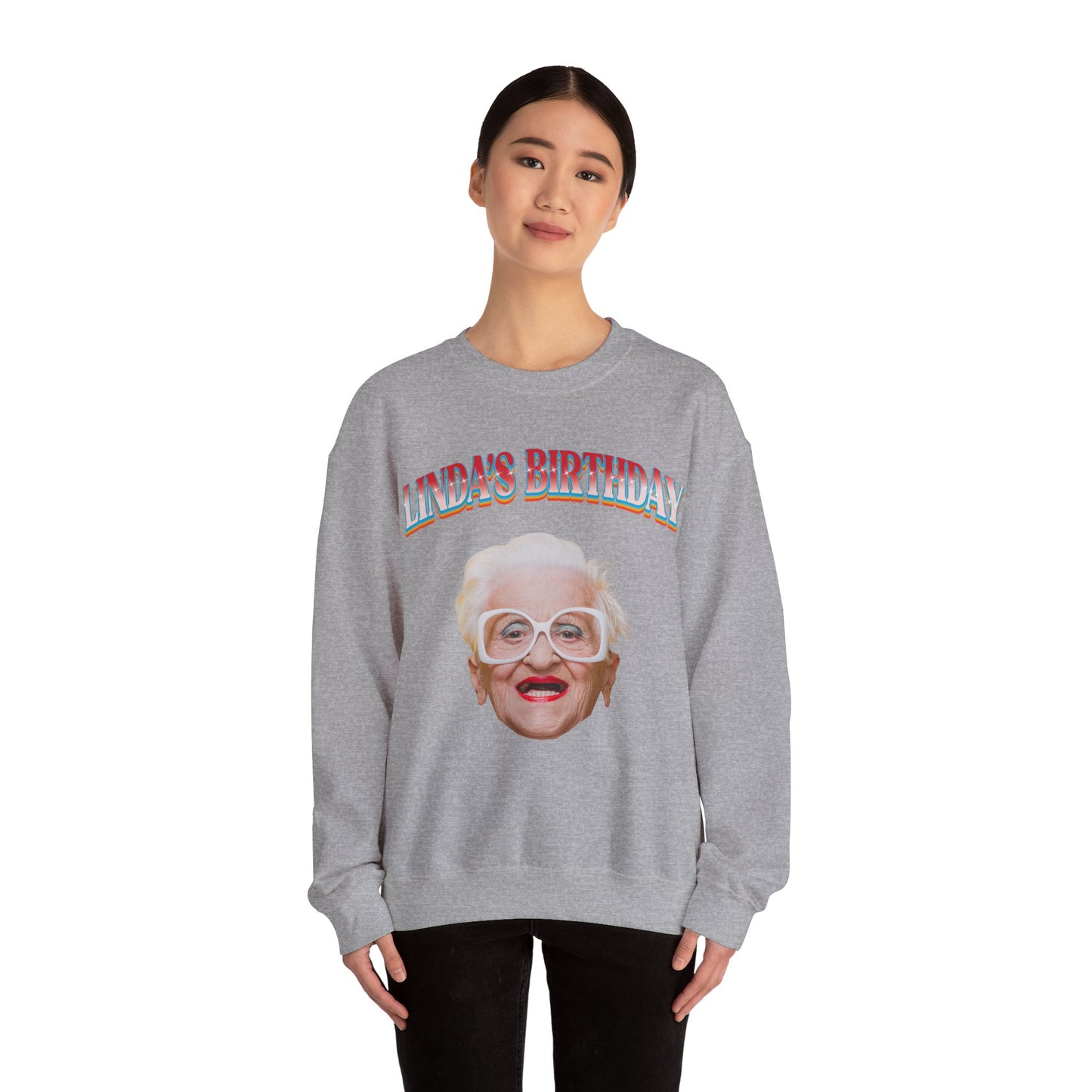Custom Face Birthday Sweatshirts, Funny Birthday Matching Sweatshirts, Birthday Photo Sweatshirts, Birthday Party Group Sweatshirts, S1650