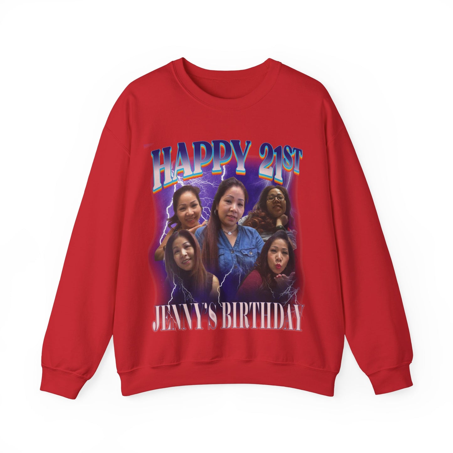 Custom 21st birthday sweatshirt, Custom Bootleg Rap sweatshirt, 21st birthday gifts, Vintage Graphic Sweatshirt, 18th birthday gift, S1448