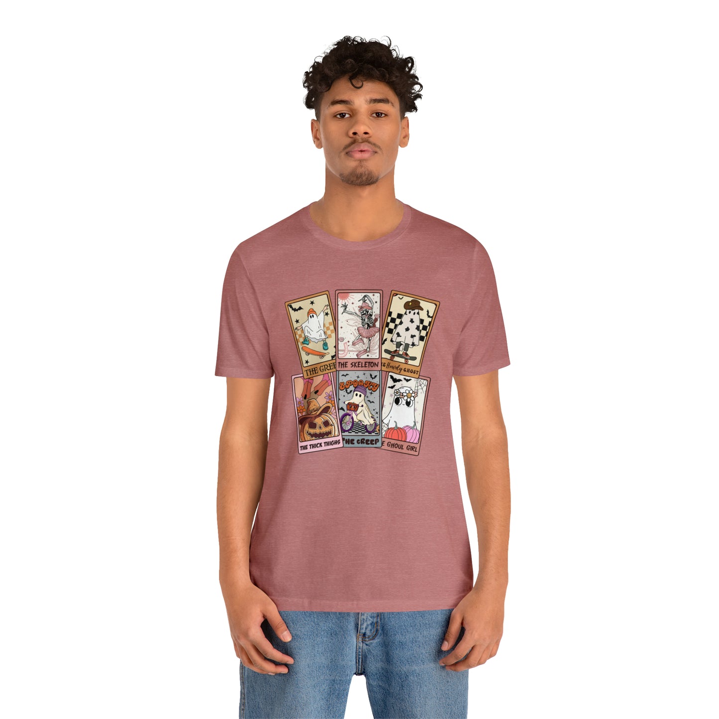The Tarot Card Shirt, Skeleton Tarot Card Shirt, Tarot Card Lover Shirt, Skull Tarot Card Tee, Retro Halloween shirt, T612