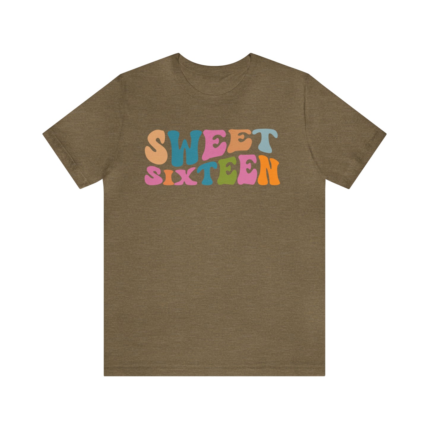 Sixteenth Birthday Gift, Sweet Sixteen Shirt for 16th Birthday Party, Cute Sweet 16 Gift for 16th Birthday TShirt for Daughter, T476