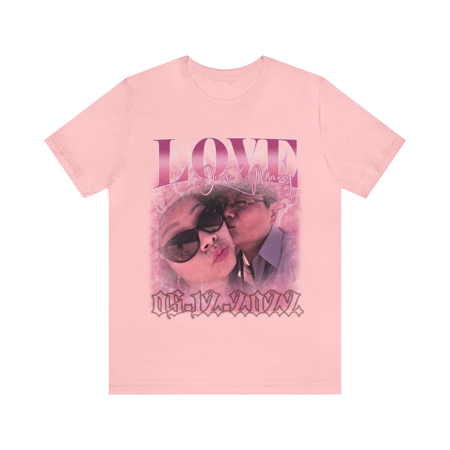 Custom 90s Vintage Bootleg Tee for couple, Custom shirt for couple, Custom bootleg tee photo shirt for lover, couple shirt for lover, T1330