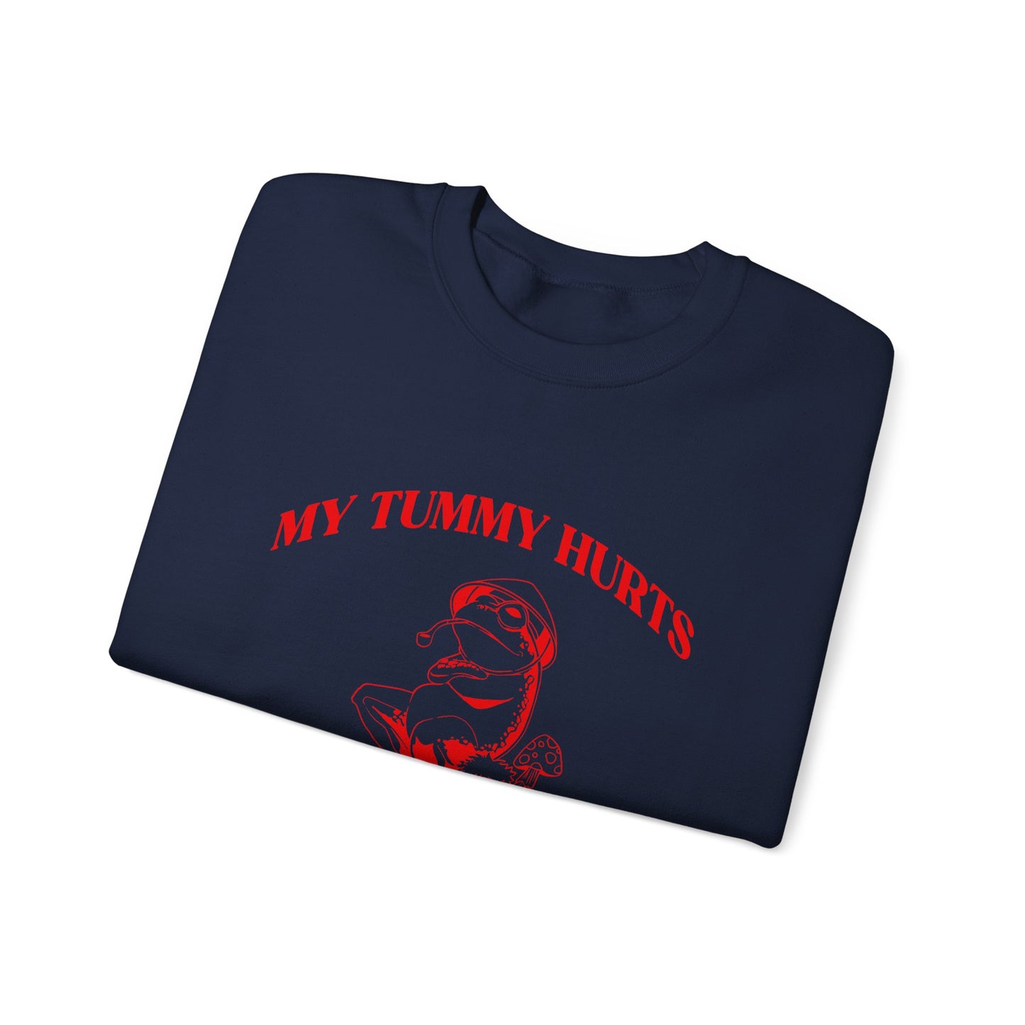 My Tummy Hurts But Im Really Being Brave About It Sweatshirt, Funny Bravery Sweatshirt, Chronic Illness Sweatshirt, Frog Sweatshirt, T1583