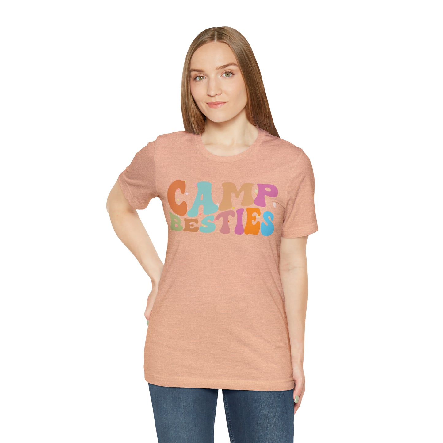 Best Friend Shirt, Gift for Best Friend, Camp Besties Shirt, BFF Shirt, Matching Besties Shirt, Retro Friend Shirt, T482