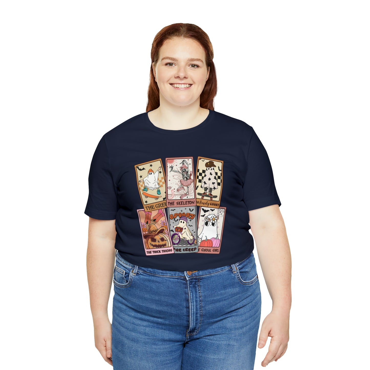 The Tarot Card Shirt, Skeleton Tarot Card Shirt, Tarot Card Lover Shirt, Skull Tarot Card Tee, Retro Halloween shirt, T612