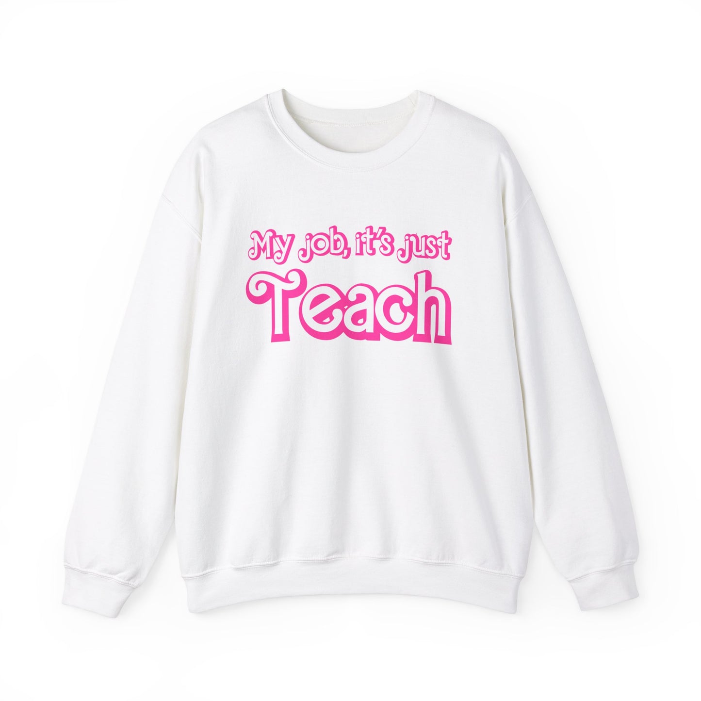 My Job is Teach Sweatshirt, Trendy Teacher Sweatshirt, Retro Back to school, Teacher Appreciation, Checkered Teacher Sweatshirt, S735