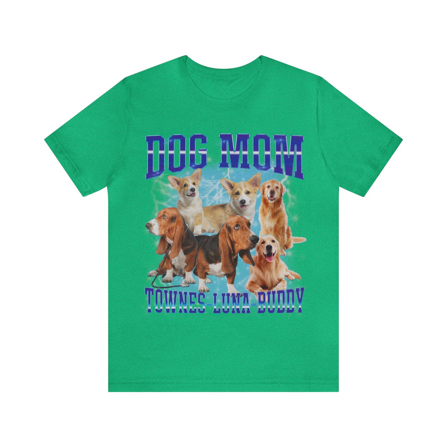 Custom Retro Dog Bootleg Shirt, Dog Mom Shirt, Dog Bootleg Retro 90's Tee, Custom Pet Photo, Custom Pet Portrait, Pet Lovers Gift, T1428