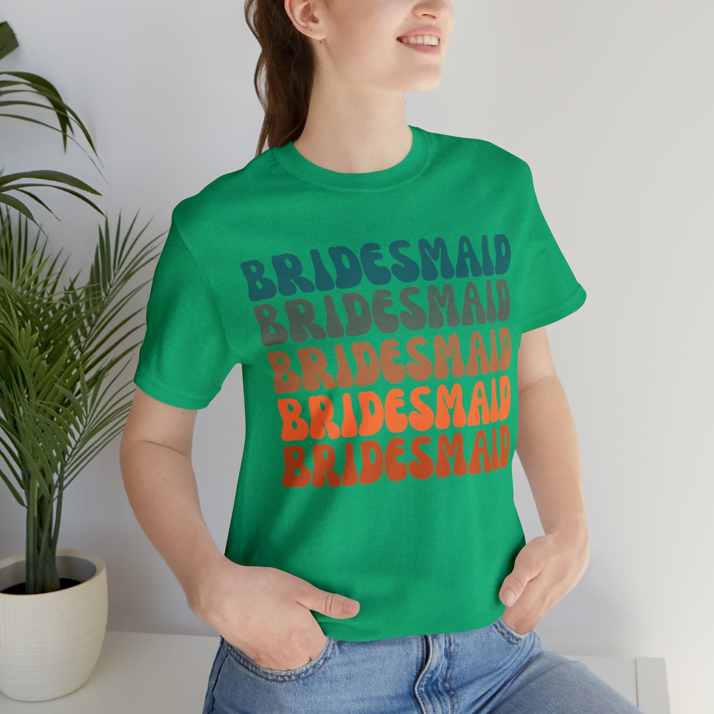 Retro Bridesmaid TShirt, Bridesmaid Shirt for Women, T288
