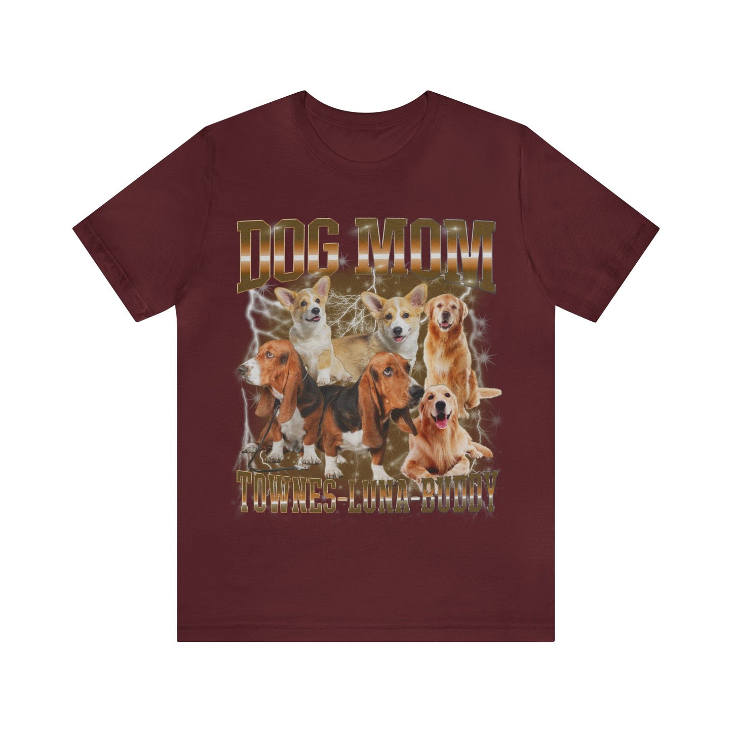Custom Retro Dog Bootleg Shirt, Dog Mom Shirt, Dog Bootleg Retro 90's Tee, Custom Pet Photo, Custom Pet Portrait, Pet Lovers Gift, T1432