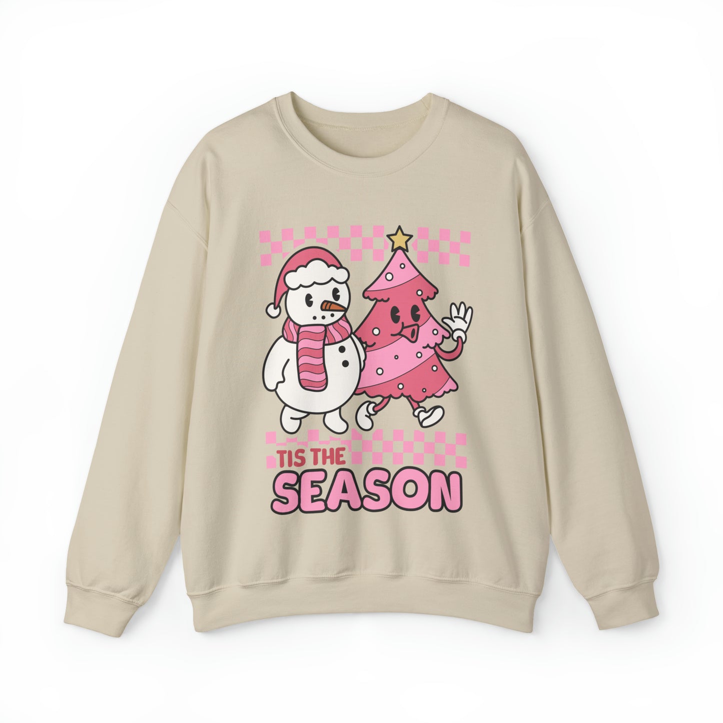 Christmas Tis The Season Sweatshirt, Merry Christmas Shirt, Christmas Tree Cake Sweater, Women Christmas, Christmas Cake Sweatshirt, SW879