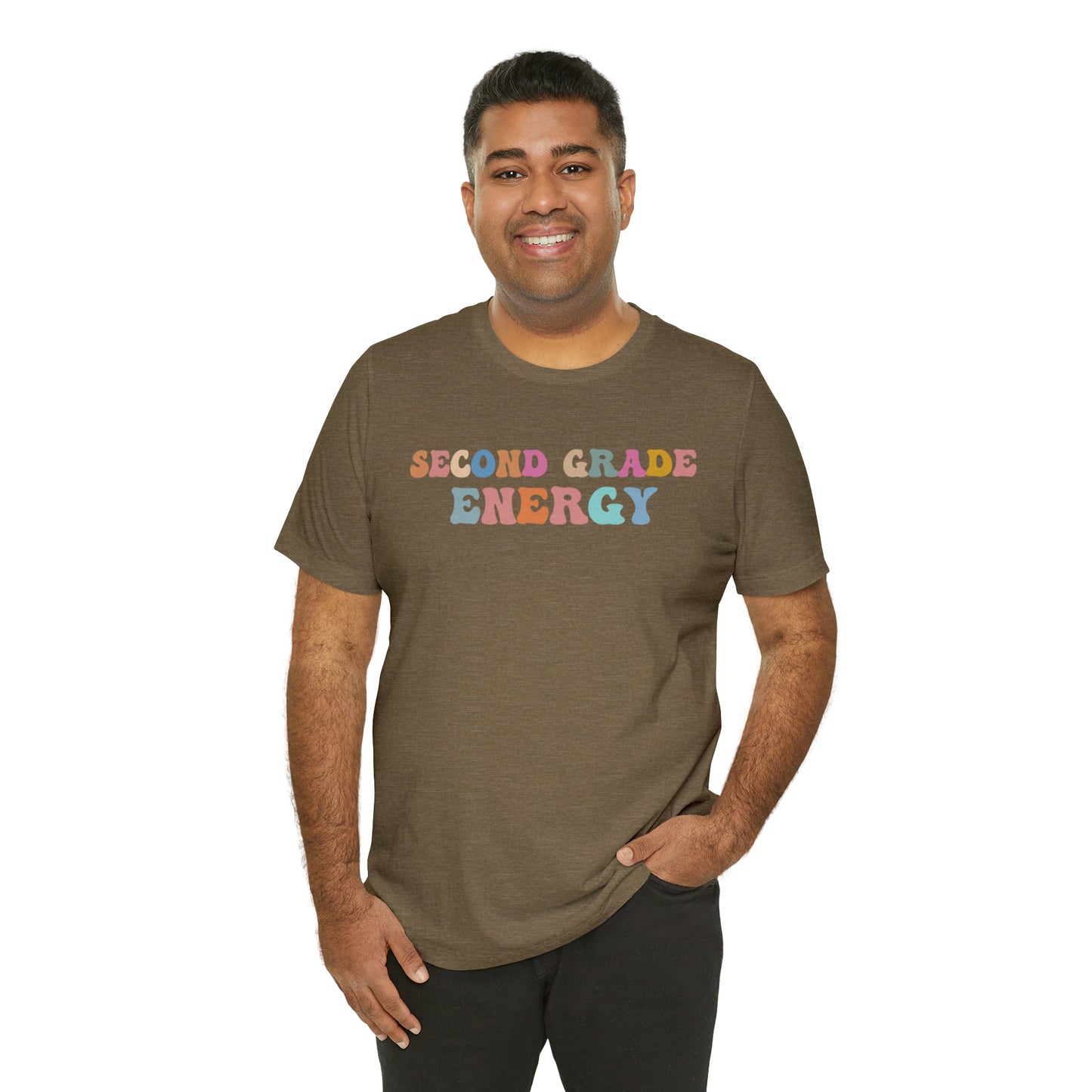 Cute Teacher Shirt, Second Grade Energy Shirt, Shirt for Second Grade, Teacher Appreciation Shirt, Best Teacher Shirt, T494