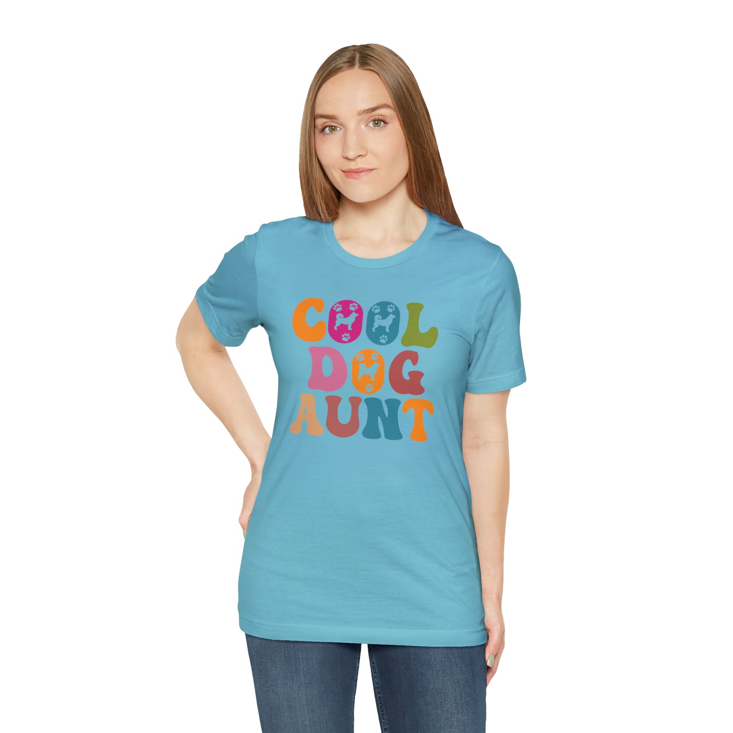 Cool Dog Aunt Shirt for Women, Dog Aunt Gift for Animal Lover, Dog Auntie Tee for Aunt, Funny Dog Lover Tee, T569