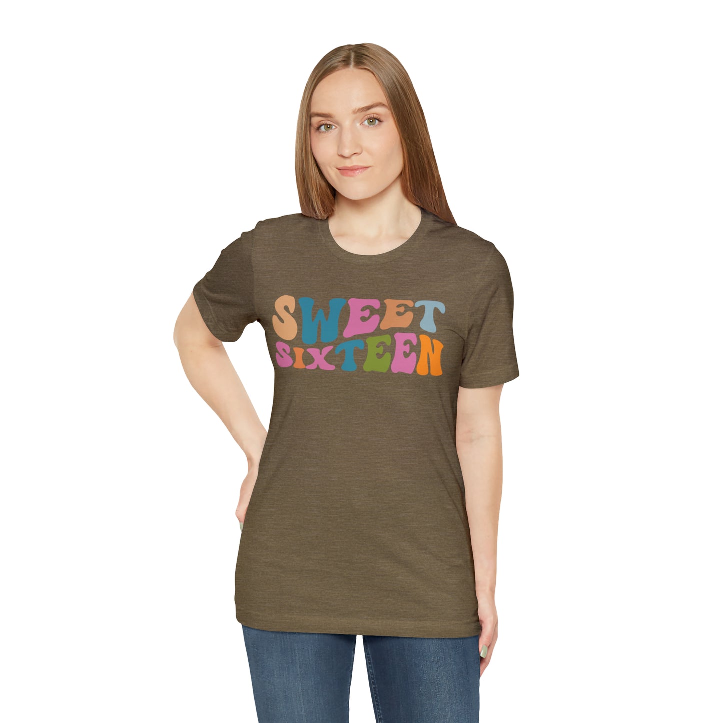 Sixteenth Birthday Gift, Sweet Sixteen Shirt for 16th Birthday Party, Cute Sweet 16 Gift for 16th Birthday TShirt for Daughter, T476