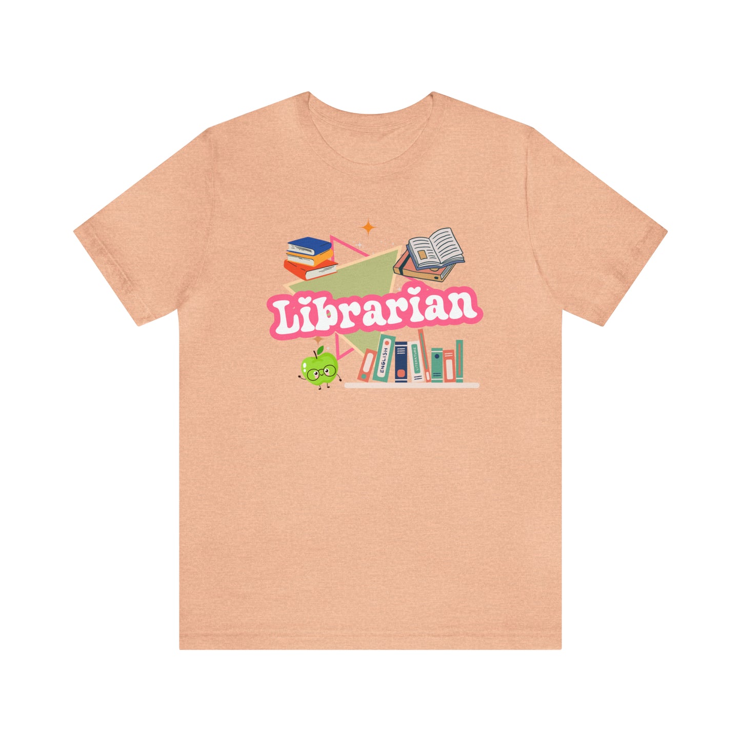 Librarian shirt, 90s shirt, 90s teacher shirt, colorful school secretary shirt, colorful school shirt, T544