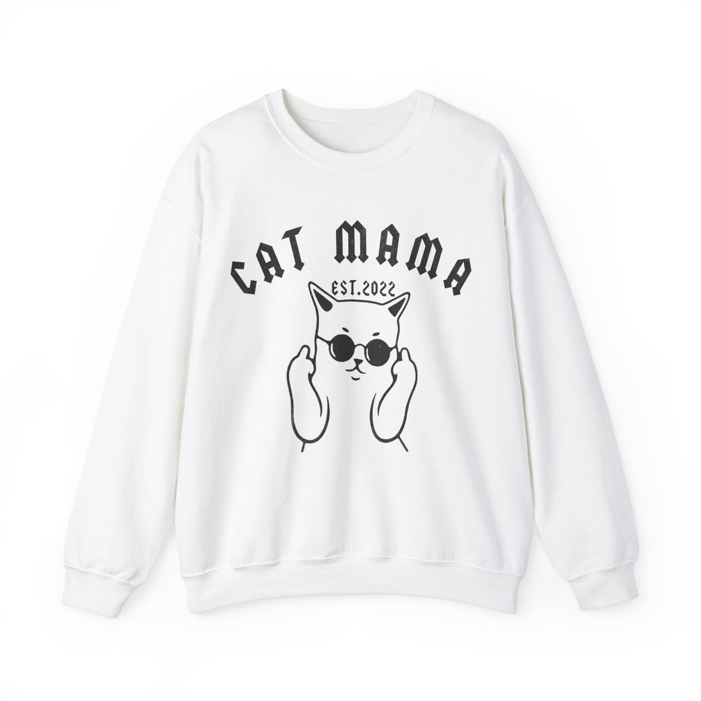 Custom Retro Cat Mom Sweatshirt, Personalized Retro Cat Mom Sweatshirt, Custom Cat Sweatshirt, Cat Lovers Sweatshirt, S1255