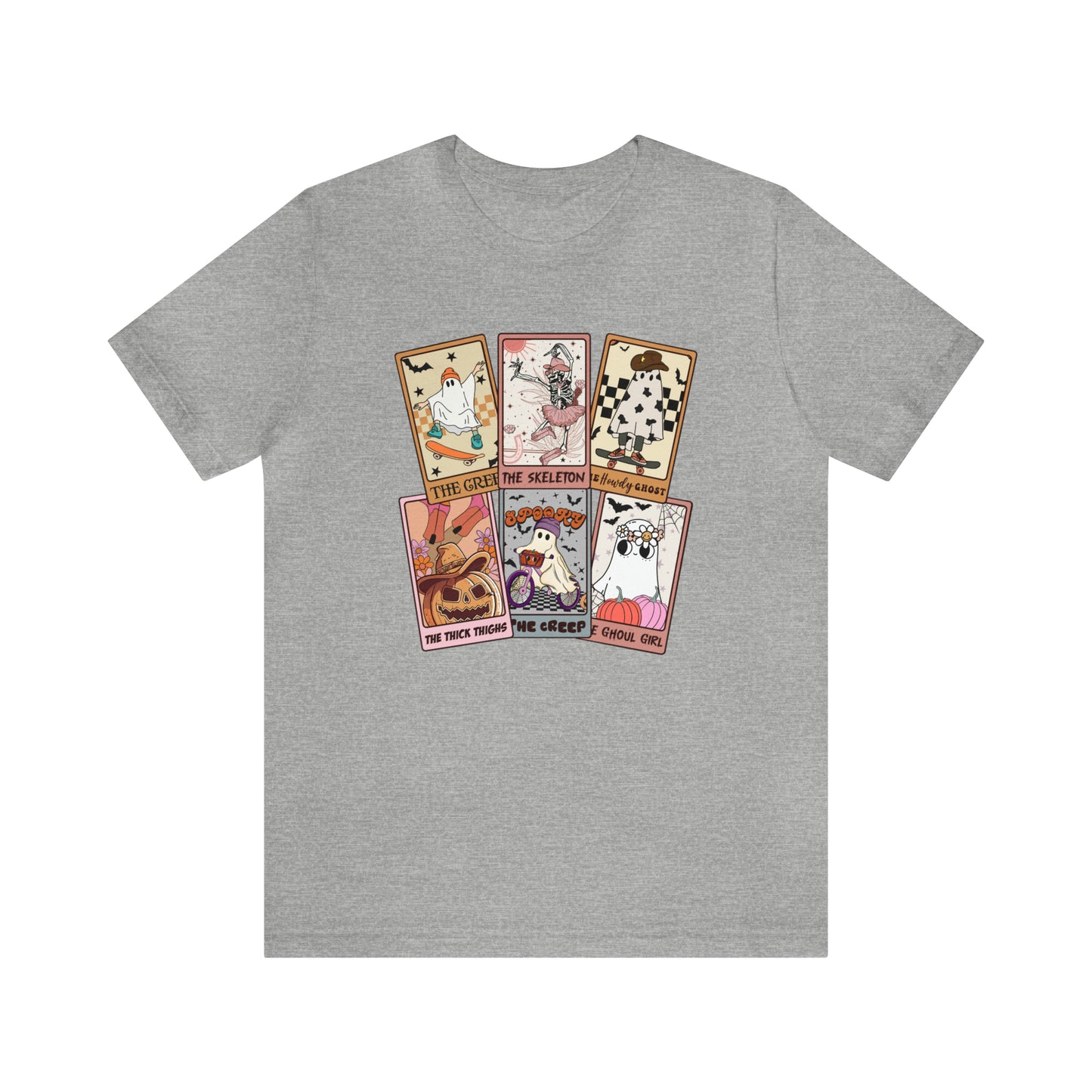 The Tarot Card Shirt, Skeleton Tarot Card Shirt, Tarot Card Lover Shirt, Skull Tarot Card Tee, Retro Halloween shirt, T612
