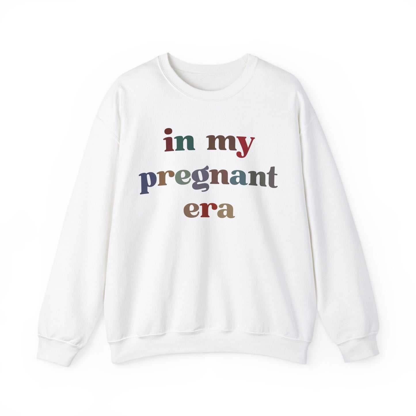 In My Pregnant Era Sweatshirt, Pregnancy Reveal Sweatshirt, New Mom Sweatshirt, Baby Announcement Sweatshirt, Gift For Pregnant Mom, S1402
