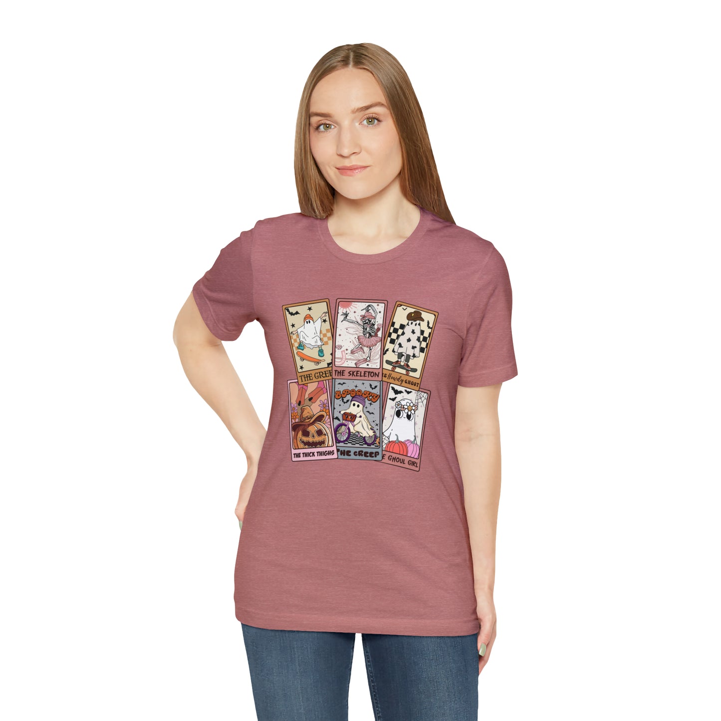 The Tarot Card Shirt, Skeleton Tarot Card Shirt, Tarot Card Lover Shirt, Skull Tarot Card Tee, Retro Halloween shirt, T612